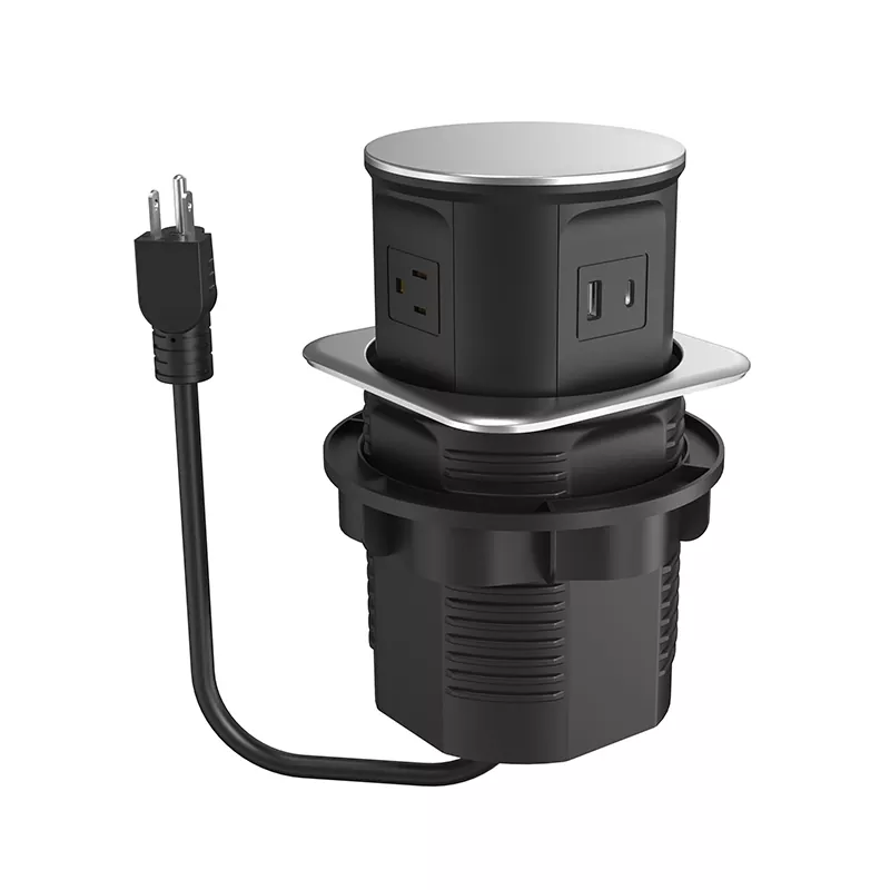 3 آؤٹ لیٹس پلاسٹک ڈیسک انلیٹ 3 آؤٹ لیٹس پلاسٹک ڈیسک انلیٹ