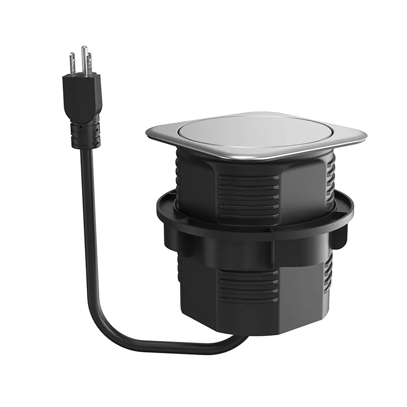 3 آؤٹ لیٹس پلاسٹک ڈیسک انلیٹ