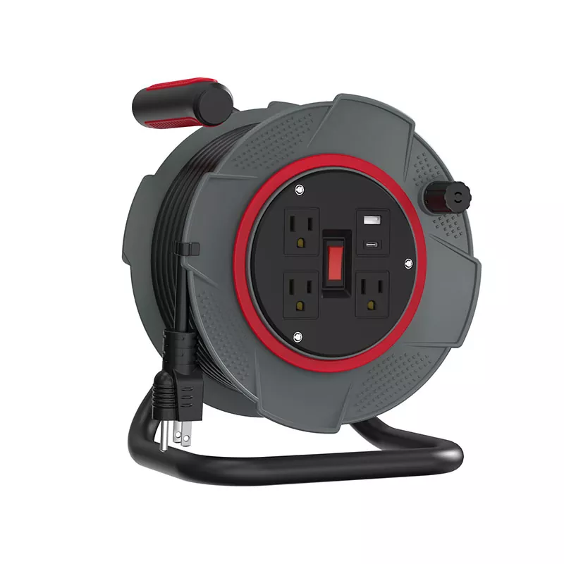 3 آؤٹ لیٹس یو ایس بی پلاسٹک کورڈ ریل 45 فٹ 3 آؤٹ لیٹس یو ایس بی پلاسٹک کورڈ ریل 45 فٹ