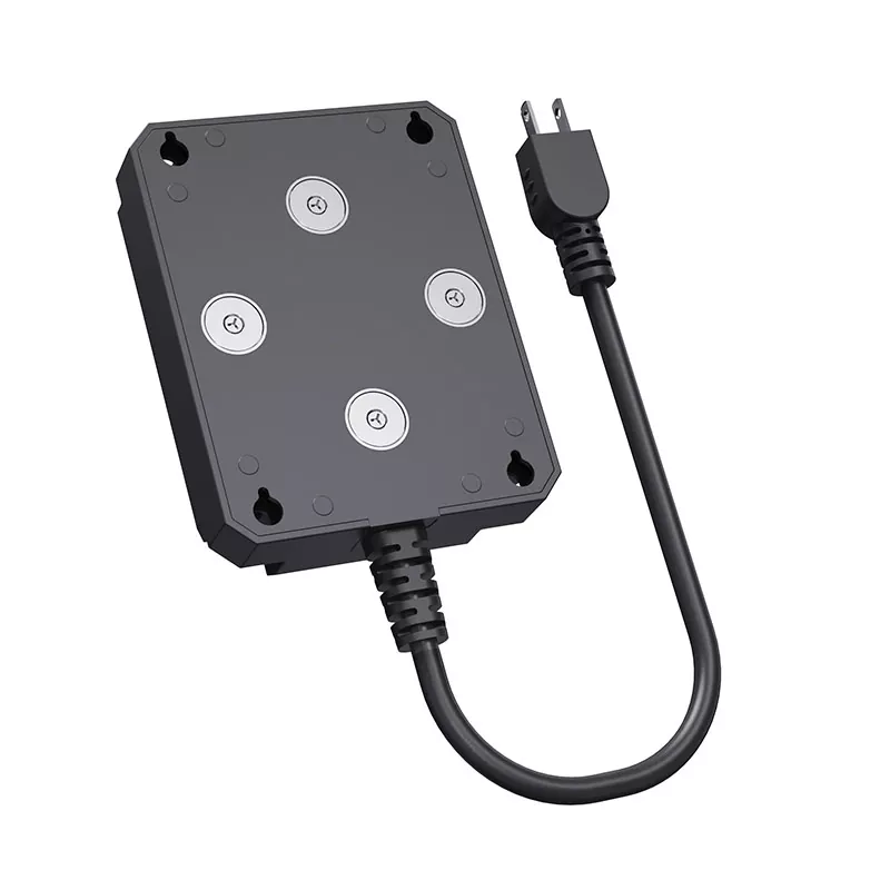 4 Outlets Power Strip With Light